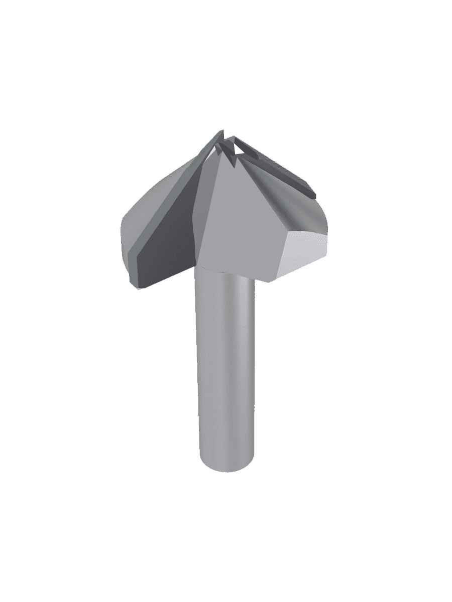 4042 - Fraise de rainage - chanfreinage pour PMMA, Corian, Polycarbonates, bois, HPL 4042 - Fraise de rainage - chanfreinage pour PMMA, Corian, Polycarbonates, bois, HPL