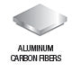 Aluminum carbon fibers Aluminum carbon fibers