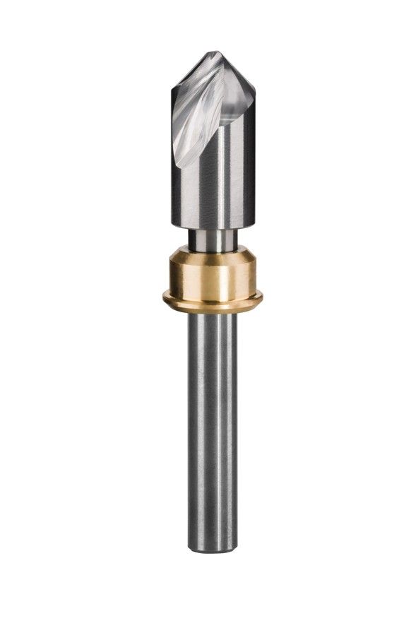 4045 TYPE ZUND - Fraise type Zünd deux dents conique haute vitesse de rainage - pliage dans ACM et TAC (DIBOND, ALUCOBOND)