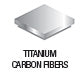 Carbon fibers Titanium