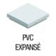 Expanded pvc