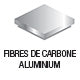 Fibres de carbone Aluminium